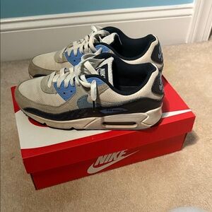 Air Max 90 white/university blue